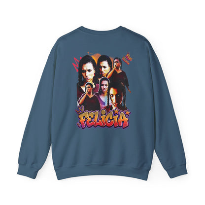 Bye Felicia Vintage Portrait Crewneck Sweatshirt