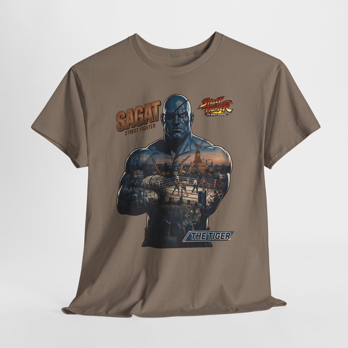Sagat Street Fighter Graphic Tee – Vintage Fighter Poster T-Shirt
