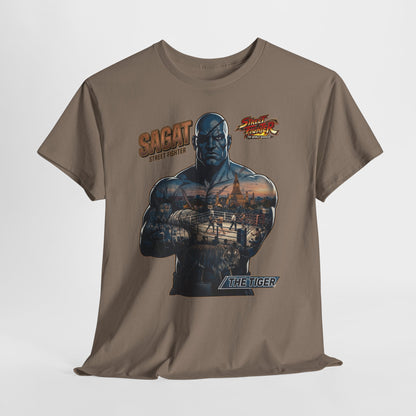 Sagat Street Fighter Graphic Tee – Vintage Fighter Poster T-Shirt