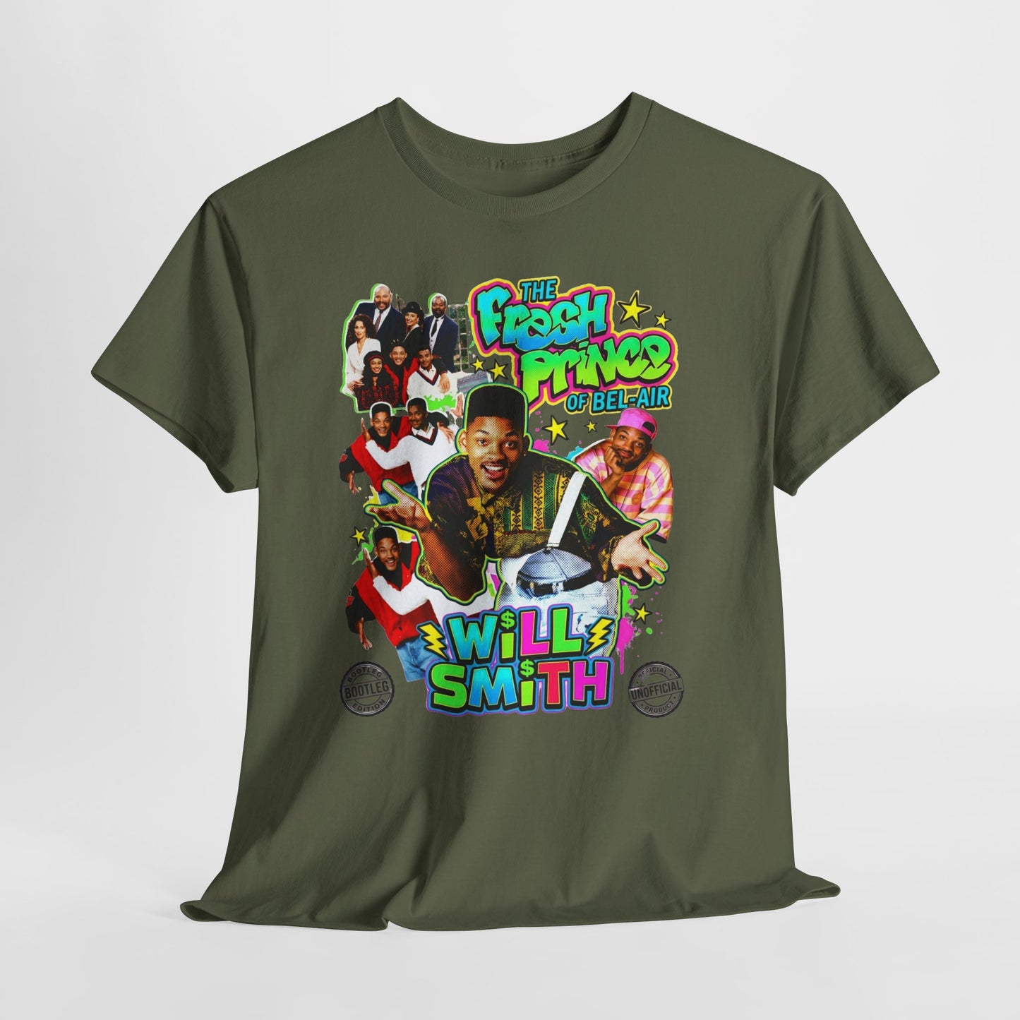 The Fresh Prince of Bel-Air Bootleg Collage Unisex Graphic Tee