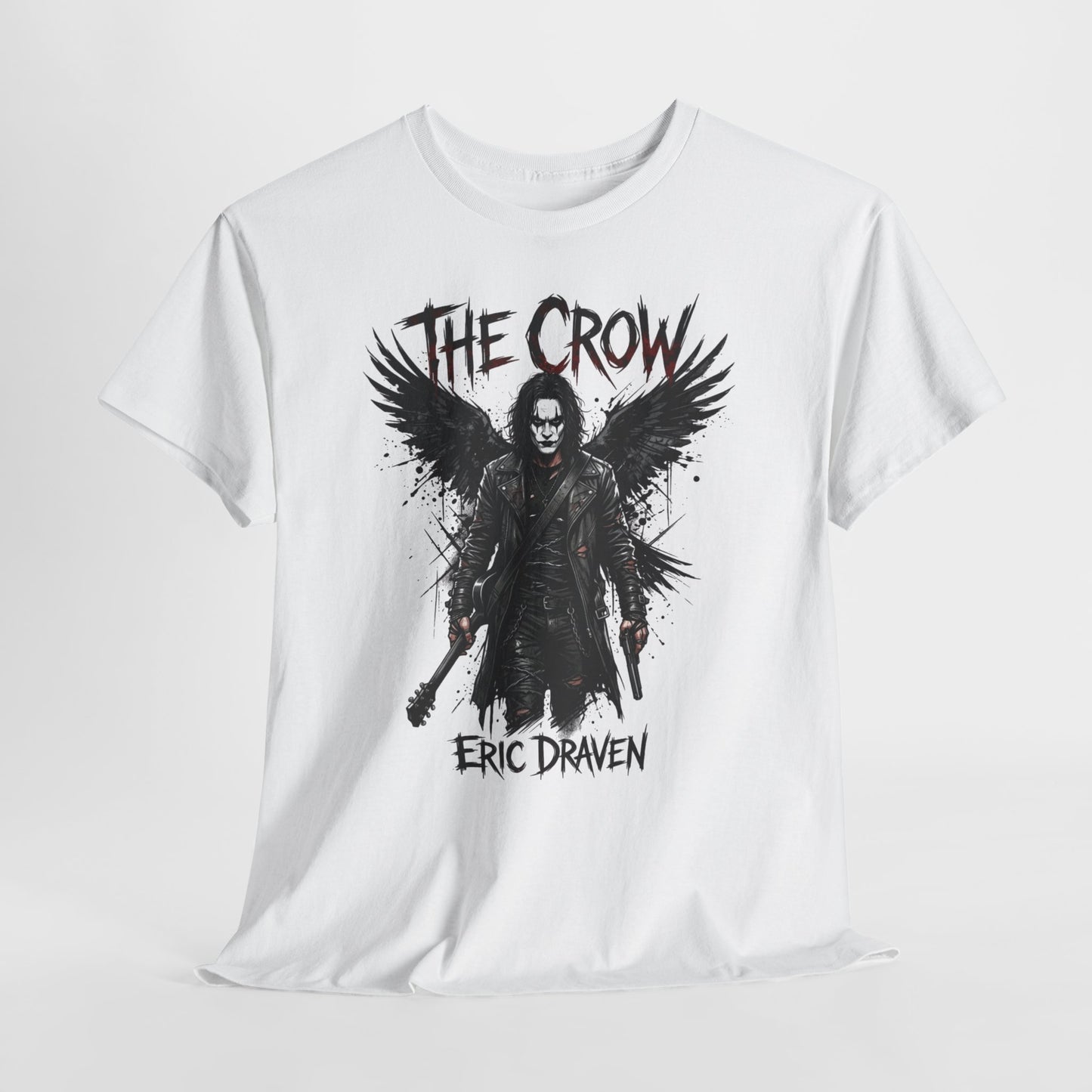 The Crow Eric Draven Graphic Tee - Gothic Rock Movie Tribute Shirt