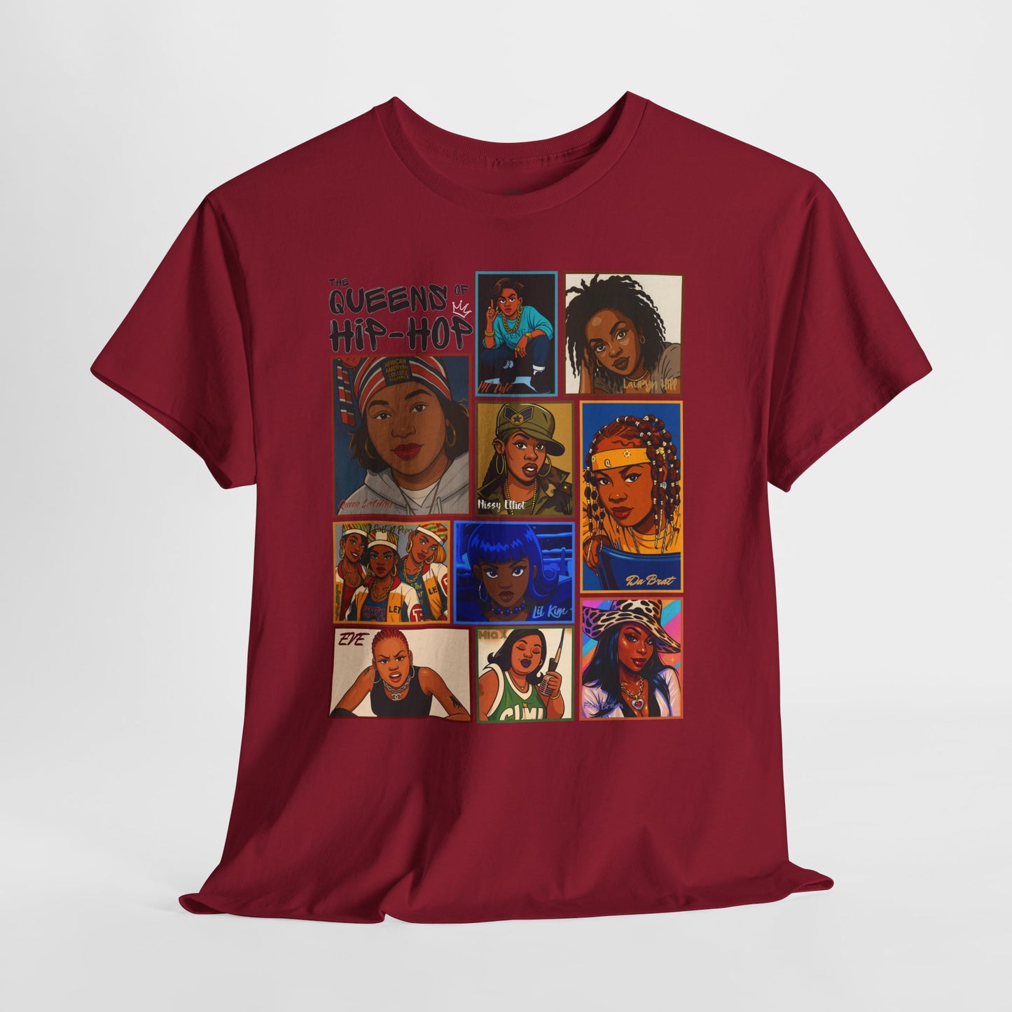 Hip-Hop Queens Tee, Unisex Cotton T-Shirt, Statement Shirt, Music Lover Gift, Casual Everyday Wear, Trendy Graphic Tee