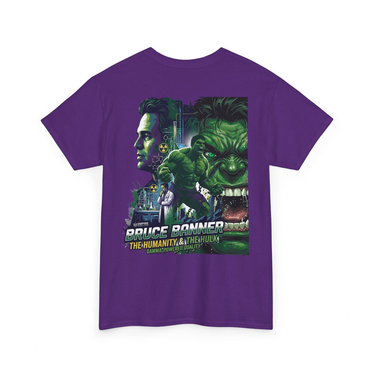 Hulk Graphic Tee — Bruce Banner Movie Poster Back Print