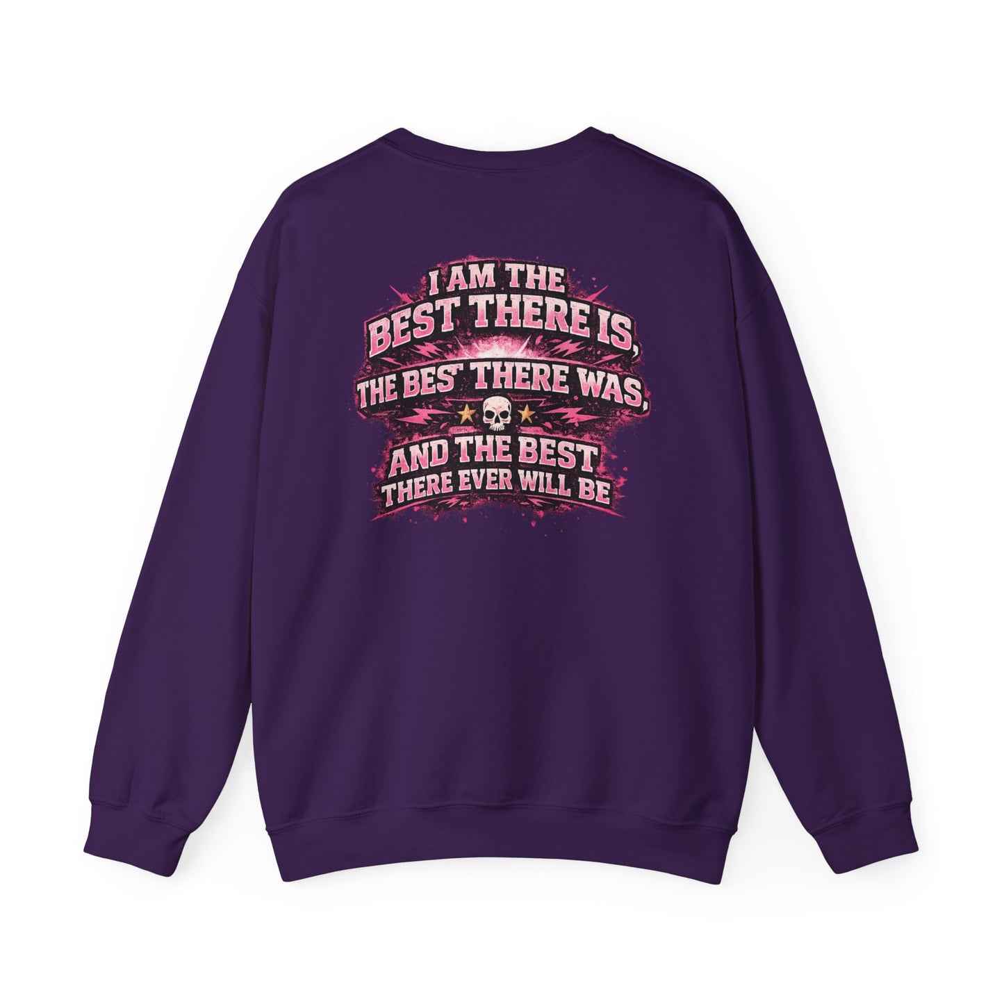 Bret Hart Crewneck Sweatshirt — "I Am The Best There Is" Retro Wrestling Pullover