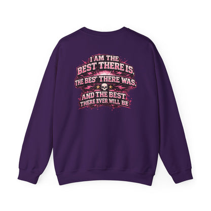Bret Hart Crewneck Sweatshirt — "I Am The Best There Is" Retro Wrestling Pullover