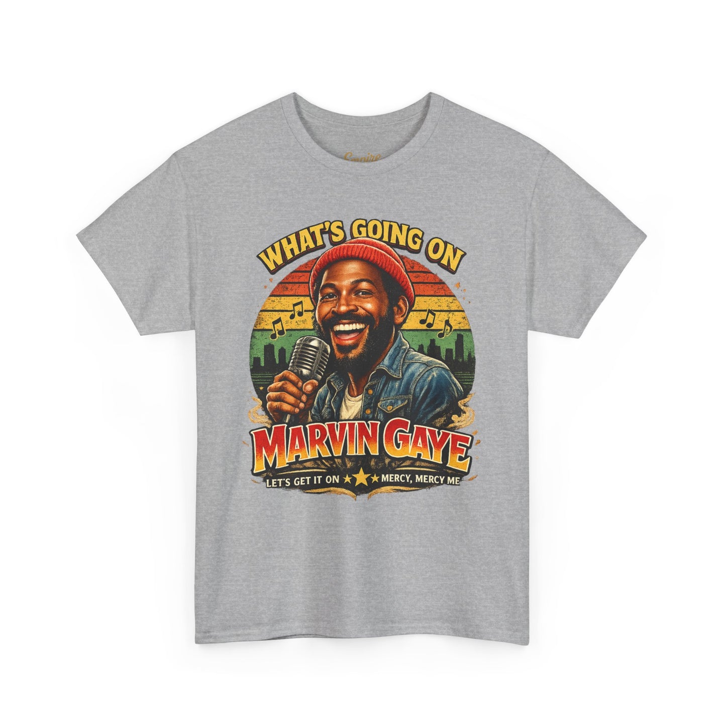 Marvin Gaye Tribute Tee, Vintage Music T-Shirt, Unisex Cotton Tee, Retro Style Shirt, Gift for Music Lovers, Perfect for Concerts