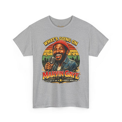 Marvin Gaye Tribute Tee, Vintage Music T-Shirt, Unisex Cotton Tee, Retro Style Shirt, Gift for Music Lovers, Perfect for Concerts