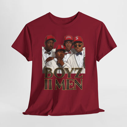 Boyz II Men Classic Portrait Graphic Tee - Retro R&B 90s Style
