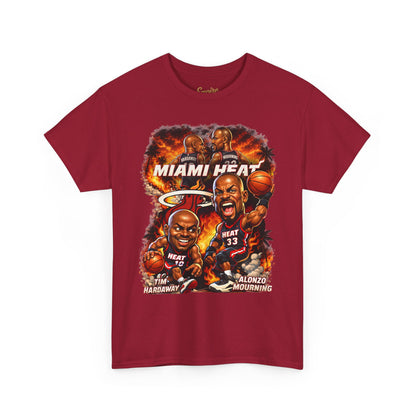 Miami Heat Retro Players Graphic Tee — Vintage Basketball Fan Shirt