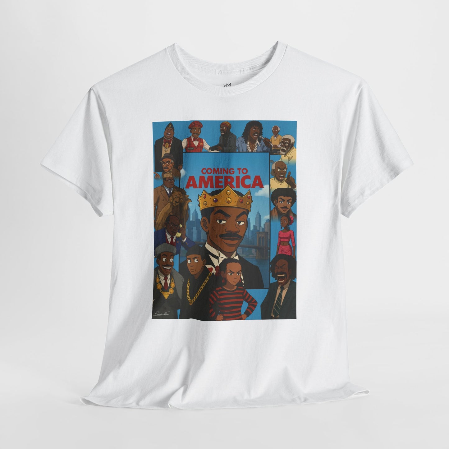Unisex Heavy Cotton Tee - "Coming to America" Movie Tribute Shirt