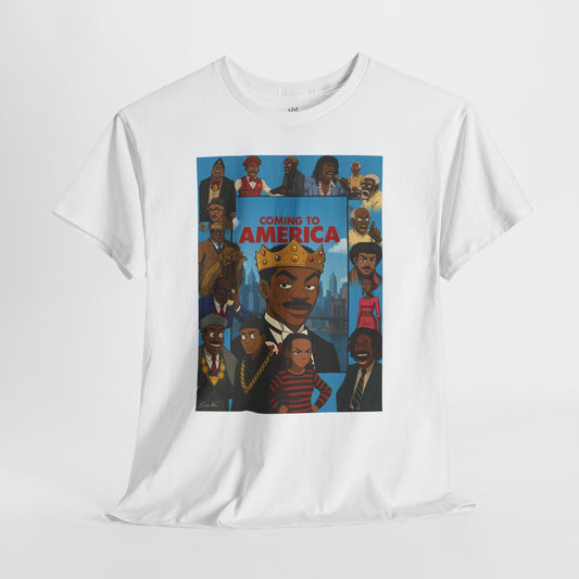 Unisex Heavy Cotton Tee - "Coming to America" Movie Tribute Shirt