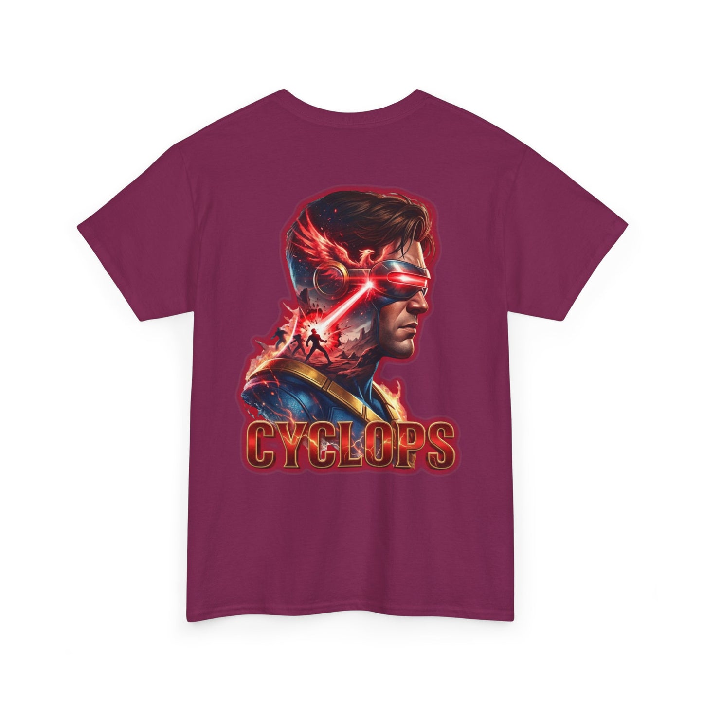 Cyclops Graphic Tee - Retro Superhero X-Men Design