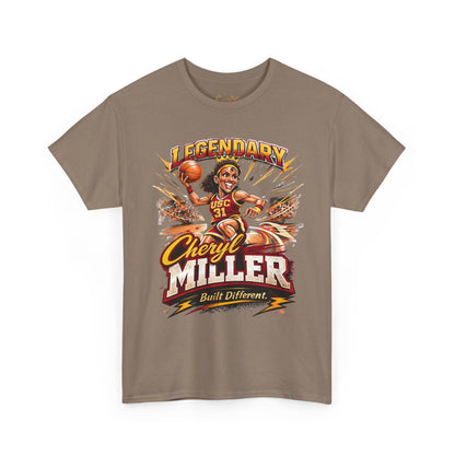 Legendary Cheryl Miller Basketball T-Shirt — 4x NCAA Champion, 1984 Gold Medalist