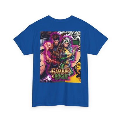 Gambit & Rogue Comic Art T‑Shirt