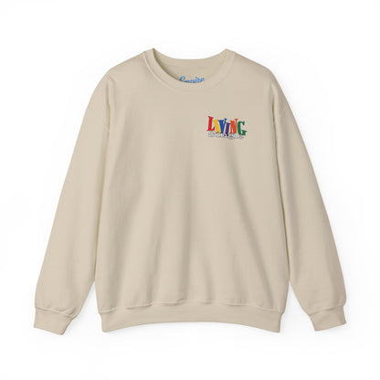 Khadijah James Vintage TV Tribute—Living Single Retro Graphic Crewneck Sweatshirt