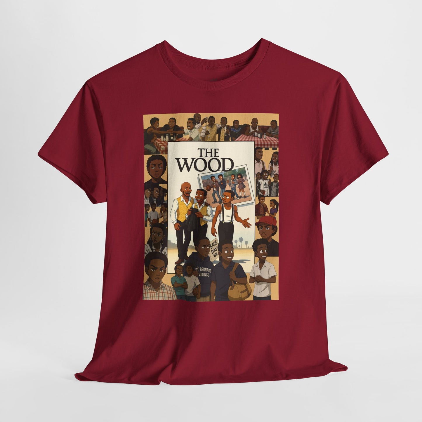 Retro 'The Wood' Graphic Shirt - Perfect for Casual Wear or Events