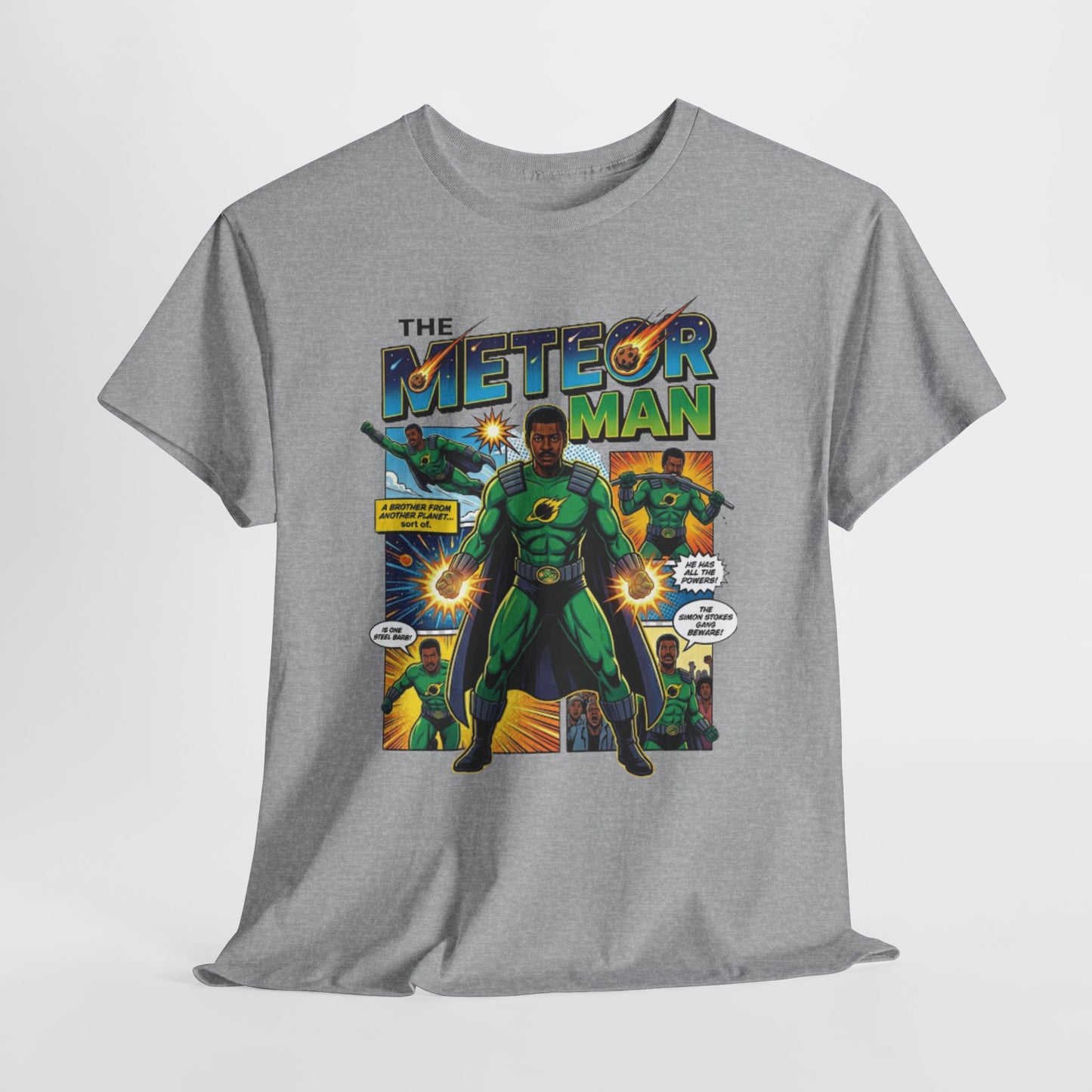 Meteor Man - Superhero Graphic Tee for Comic Fans