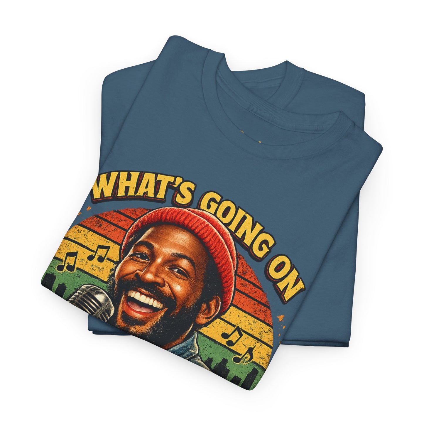 Marvin Gaye Tribute Tee, Vintage Music T-Shirt, Unisex Cotton Tee, Retro Style Shirt, Gift for Music Lovers, Perfect for Concerts
