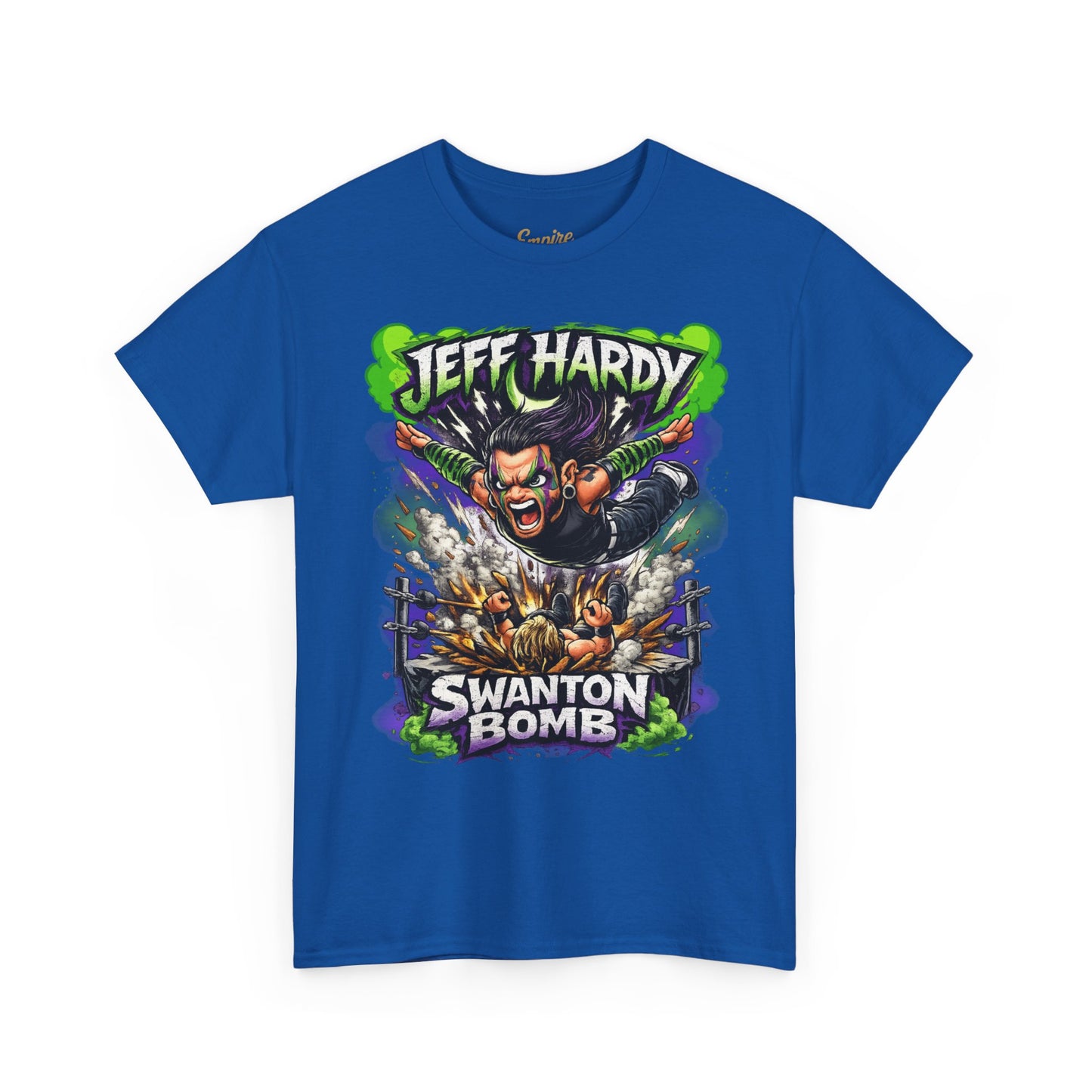 "Swanton Bomb" Graphic Tee — Pro Wrestler Vintage-Style Wrestling Shirt