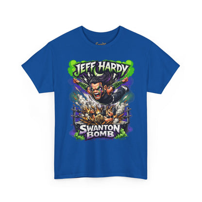 "Swanton Bomb" Graphic Tee — Pro Wrestler Vintage-Style Wrestling Shirt