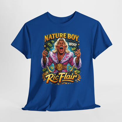 Ric Flair 'Nature Boy' Graphic Tee — Retro Wrestling Fan T-Shirt