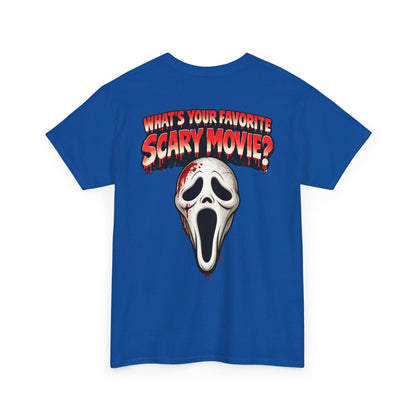 Scary Guy "Let's Get Stabby" Halloween Tee — Scream Mask Horror Movie T-Shirt