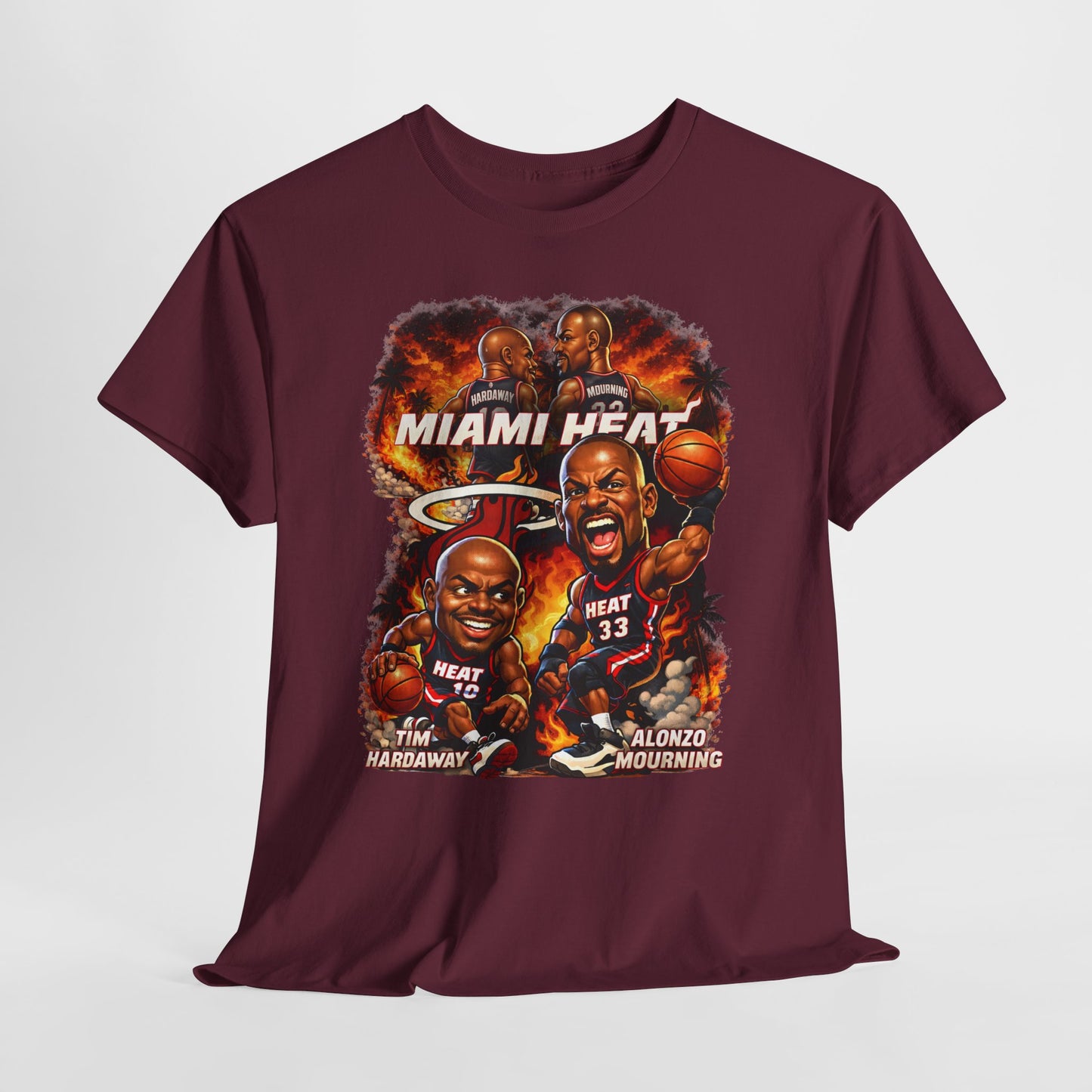 Miami Heat Retro Players Graphic Tee — Vintage Basketball Fan Shirt