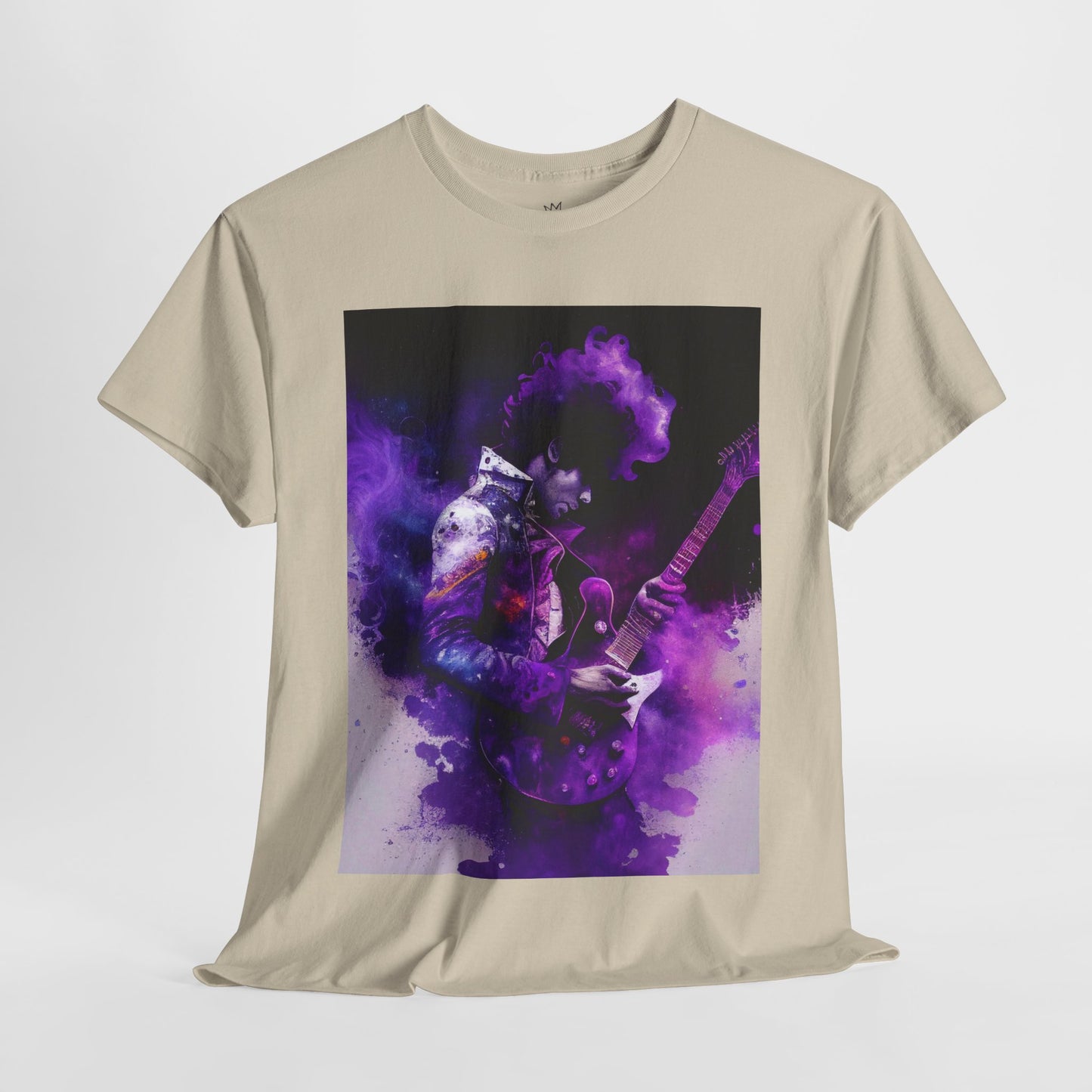 "The Artist" Vibrant Artistic Guitar Tee - Music Lover Gif