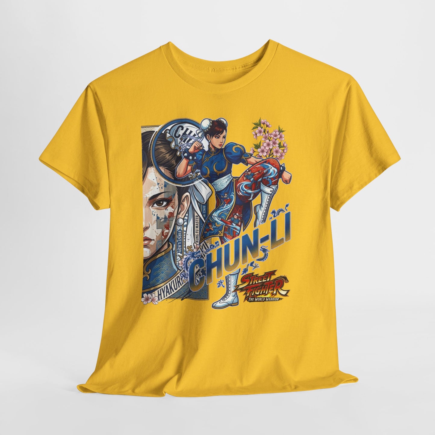 Chun-Li Street Fighter Graphic Tee — Retro Arcade Fighting Game Shirt