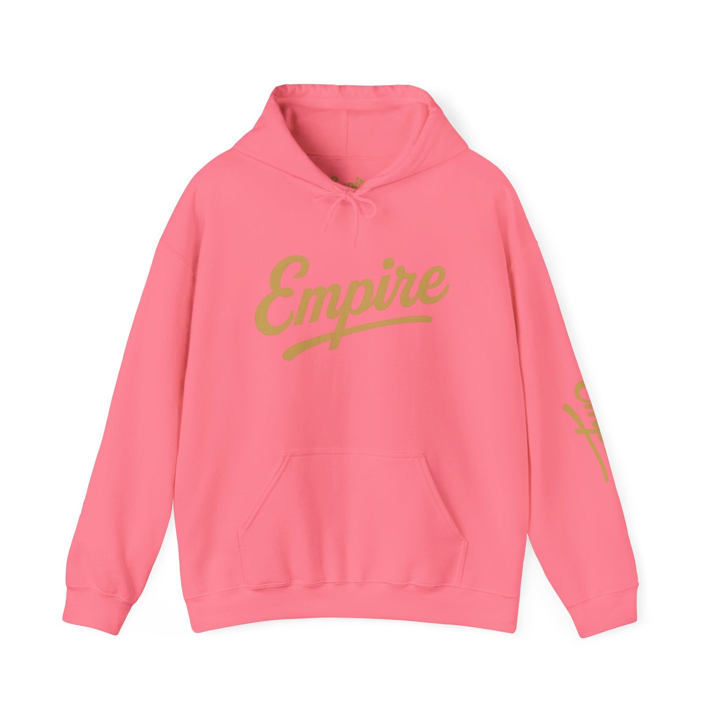 Empire Classic Hoodie | White Gold Logo Streetwear Sweatshirt