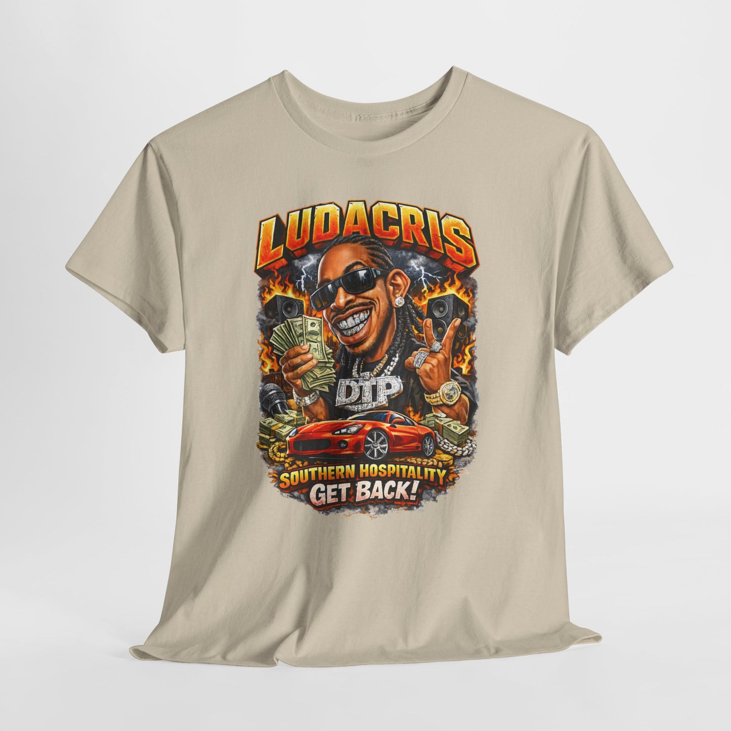 Ludacris Graphic Tee — Southern Hospitality "Get Back" Rap Tribute Shirt