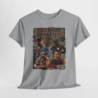 Vintage Living Single Collage T‑Shirt — Overton Wakefield Jones Graphic Tee