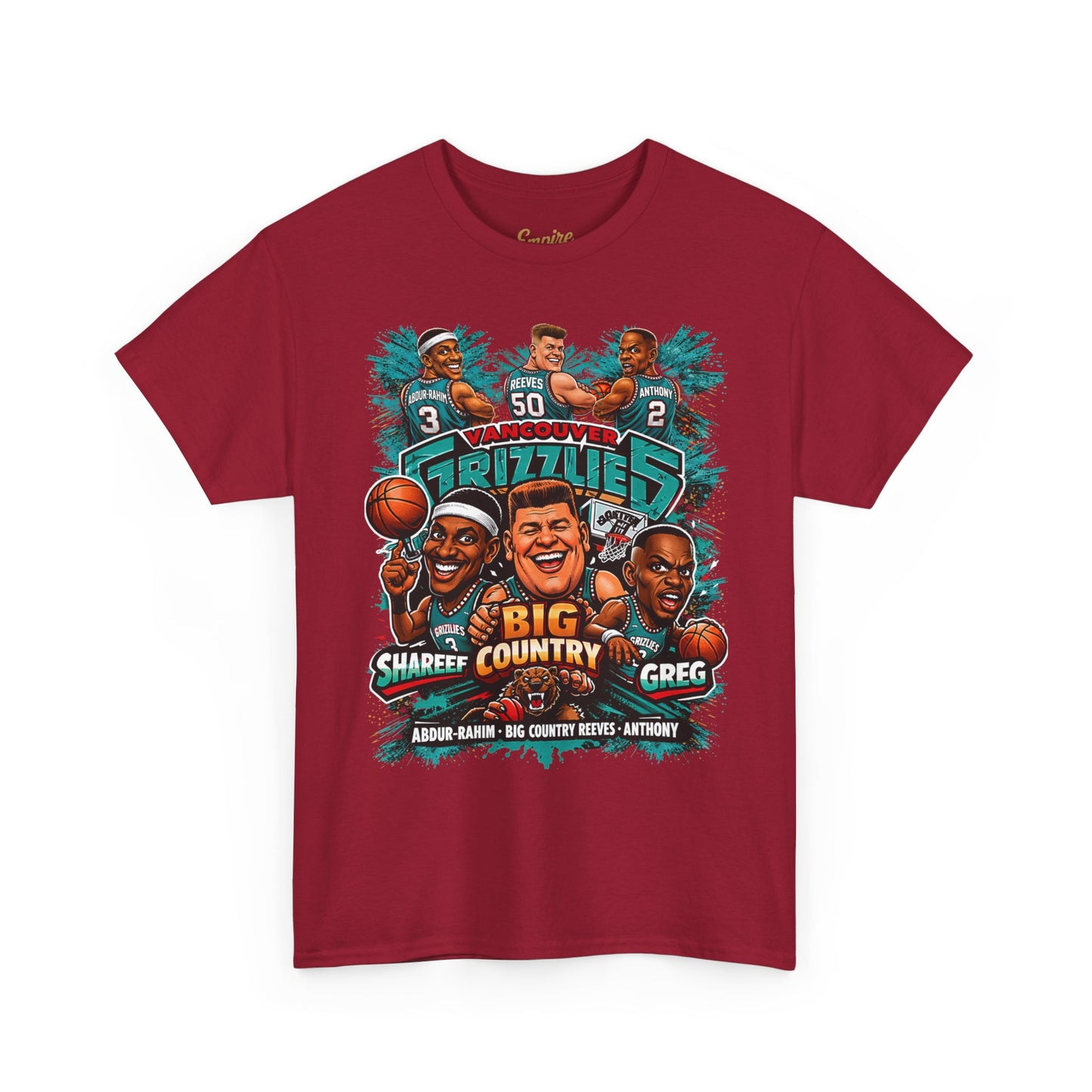 Grizzlies Big Country Basketball Tee