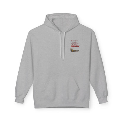 'Krustywise' Creepy Clown Design, "You’ll Float Too" Midweight Softstyle Fleece Hoodie