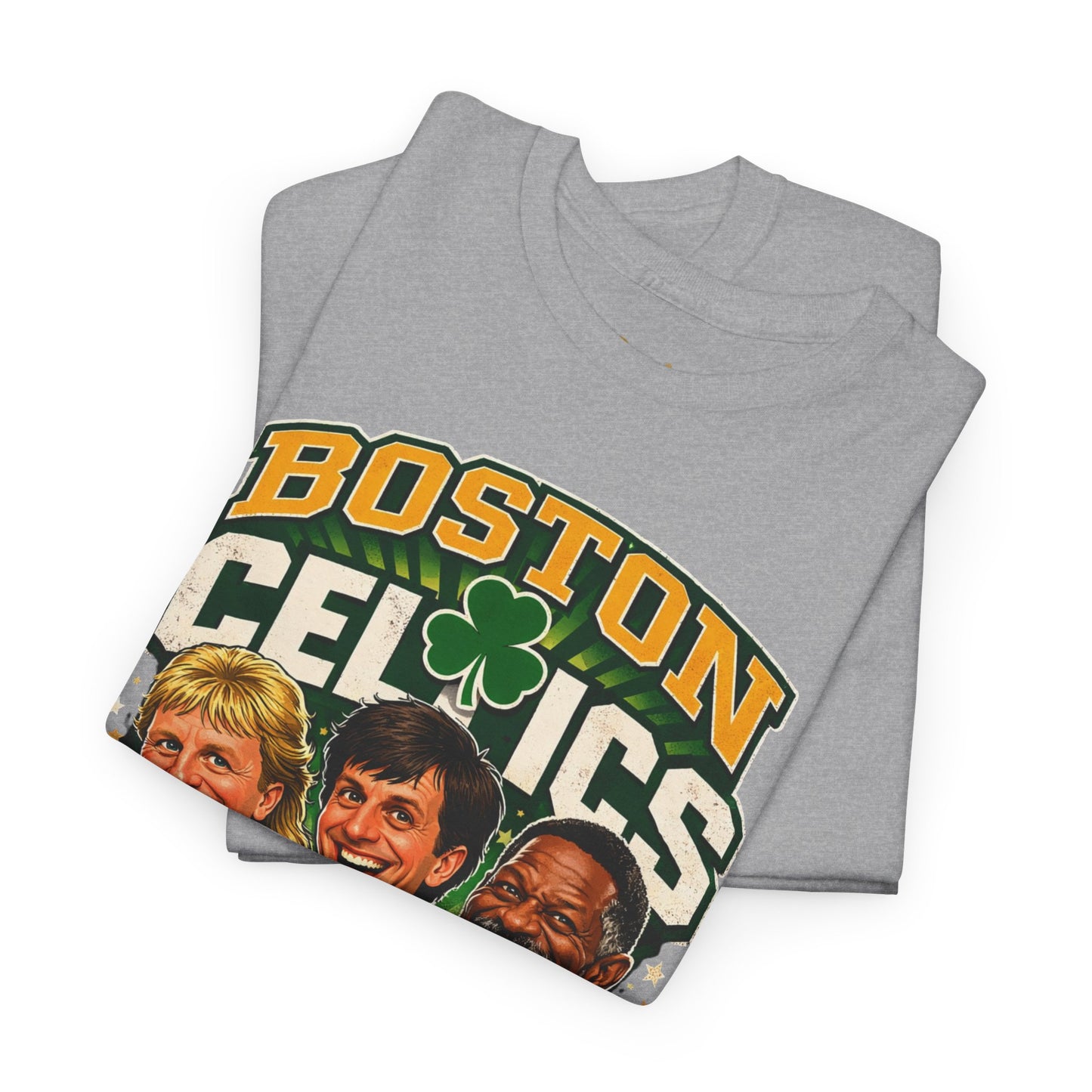 Boston Celtics "Legends of the Parquet" Tee - Retro Basketball Fan Shirt