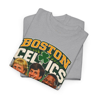 Boston Celtics "Legends of the Parquet" Tee - Retro Basketball Fan Shirt