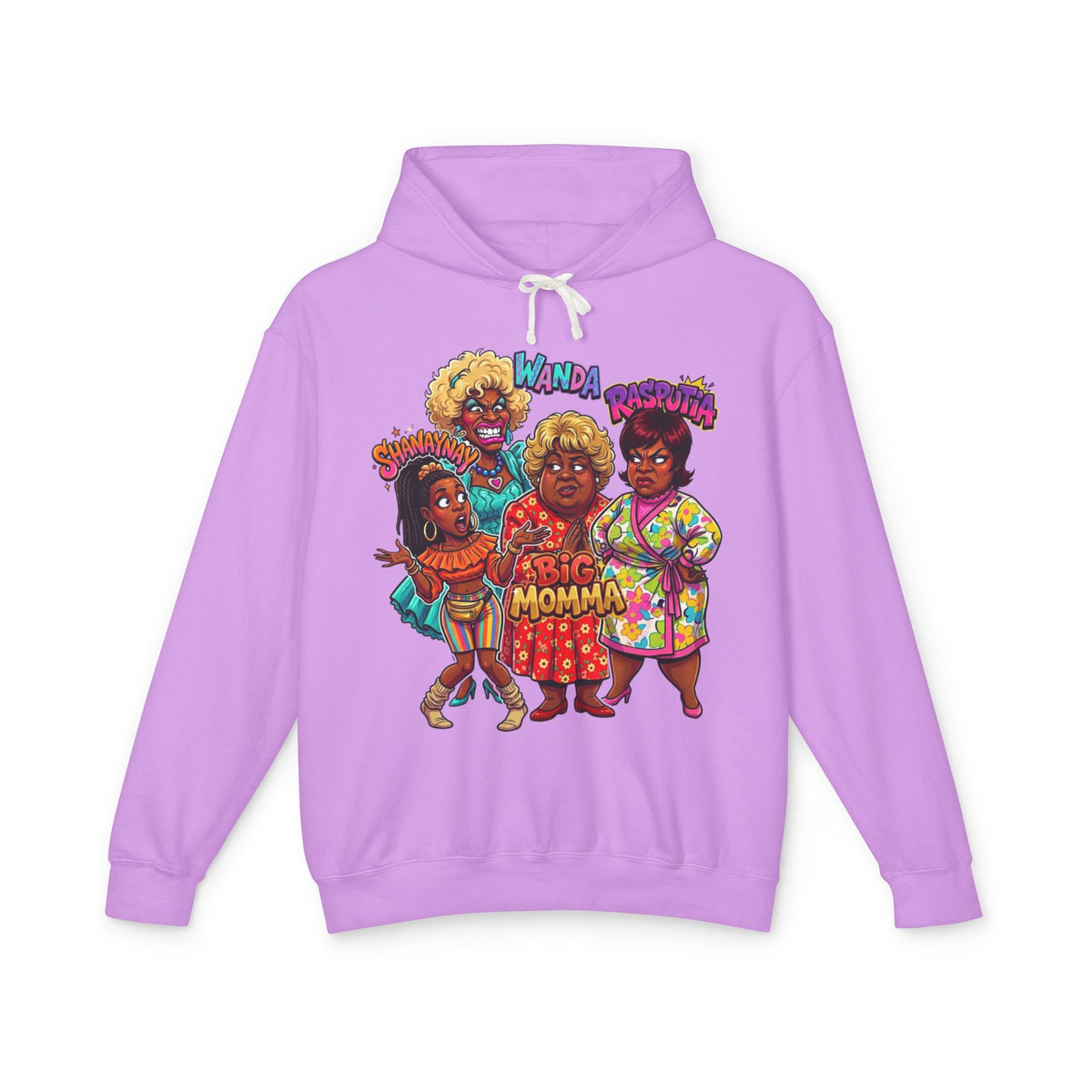Big Momma & Nem Hooded Sweatshirt — Retro Squad Graphic Hoodie