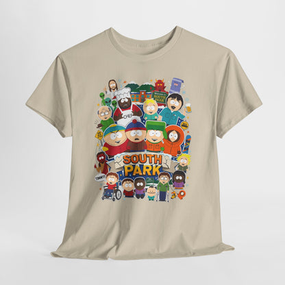 South Park Characters Graphic Tee — Cartoon TV Show Fan T-Shirt