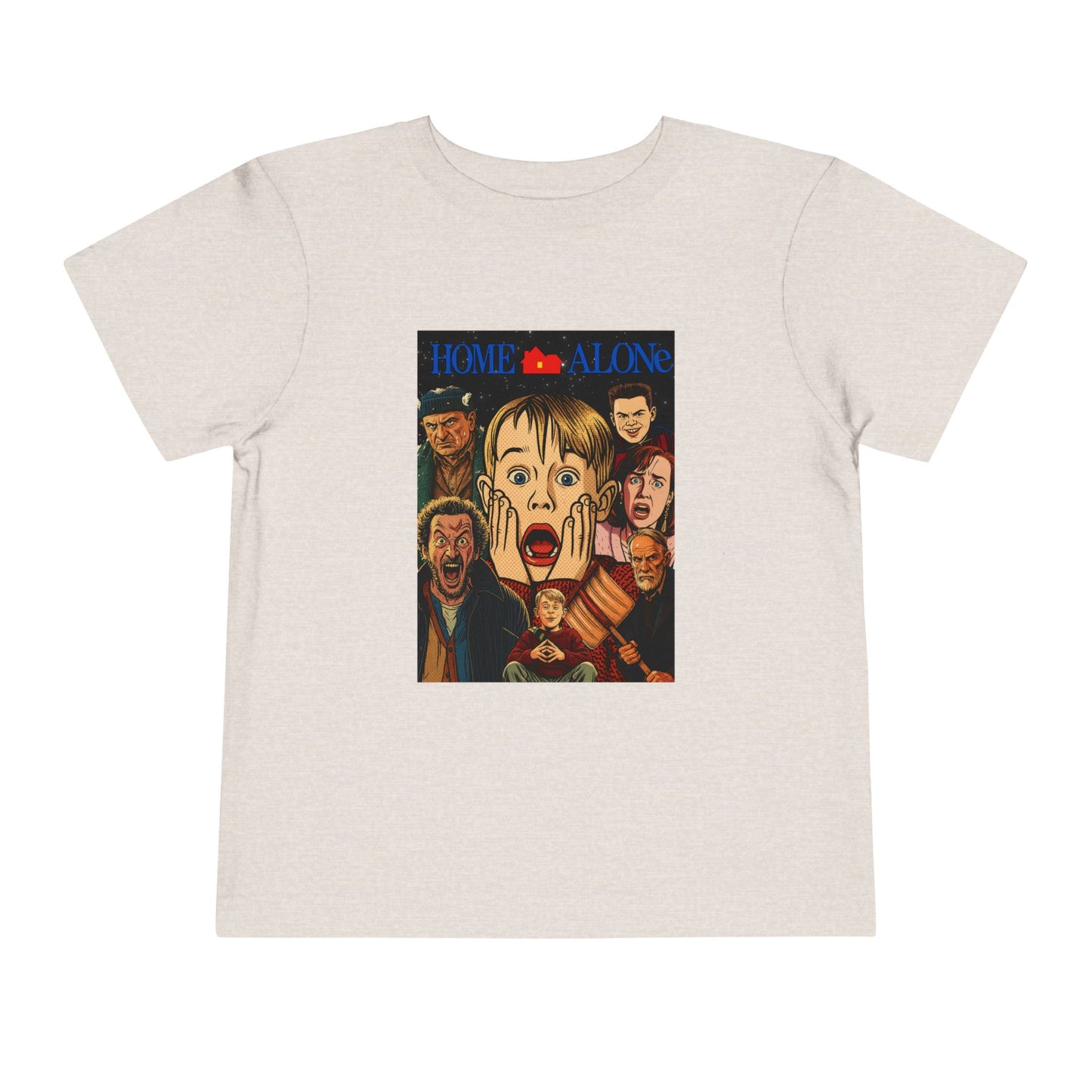 Home Alone Toddler Tee, Kid's Movie Shirt, Funny Kids T-Shirt, Halloween Costume, Birthday Gift for Boys and Girls