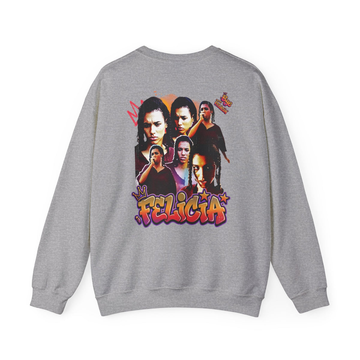 Bye Felicia Vintage Portrait Crewneck Sweatshirt