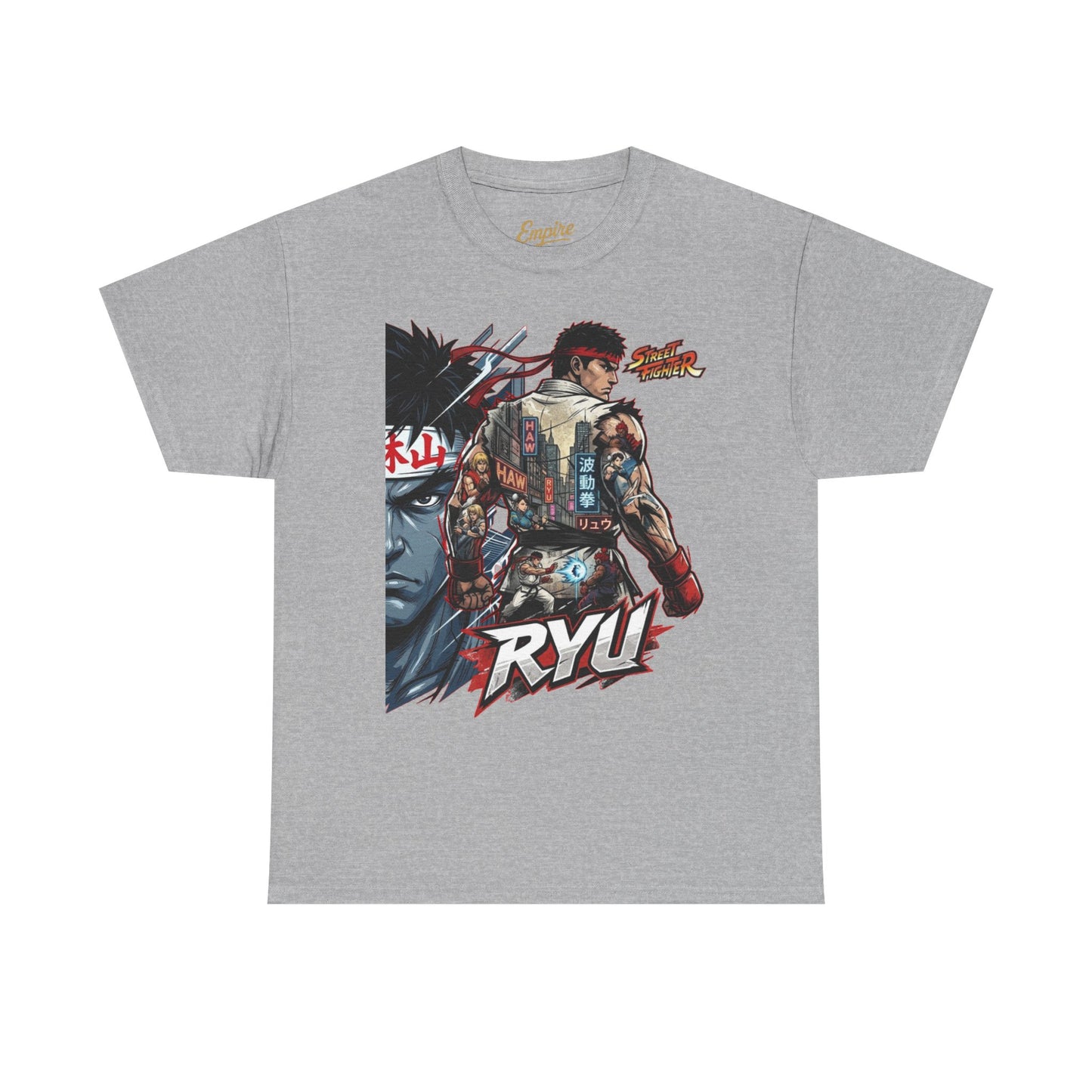 Ryu Street Fighter Graphic Tee — Vintage Fighter Art T-Shirt