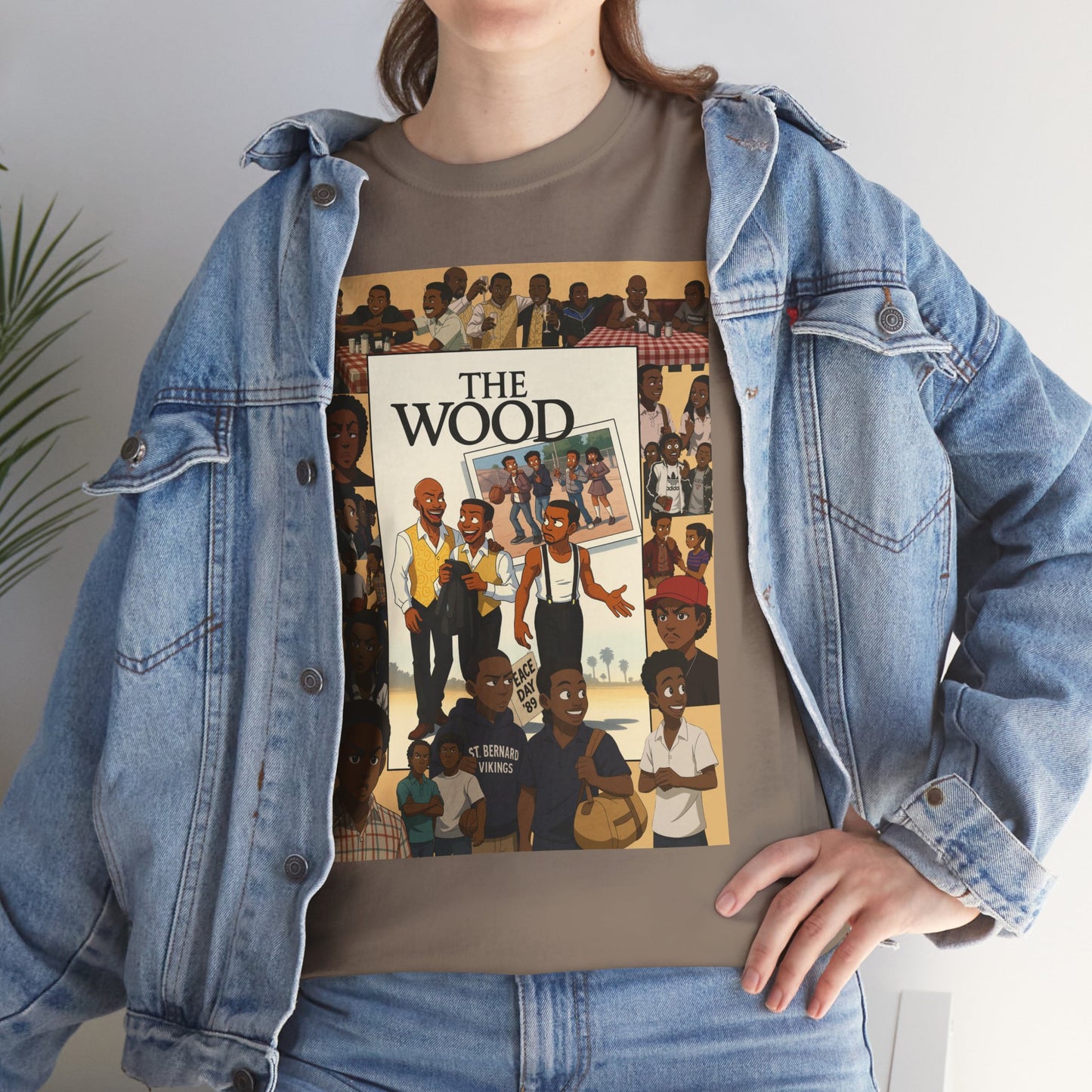 Retro 'The Wood' Graphic Shirt - Perfect for Casual Wear or Events