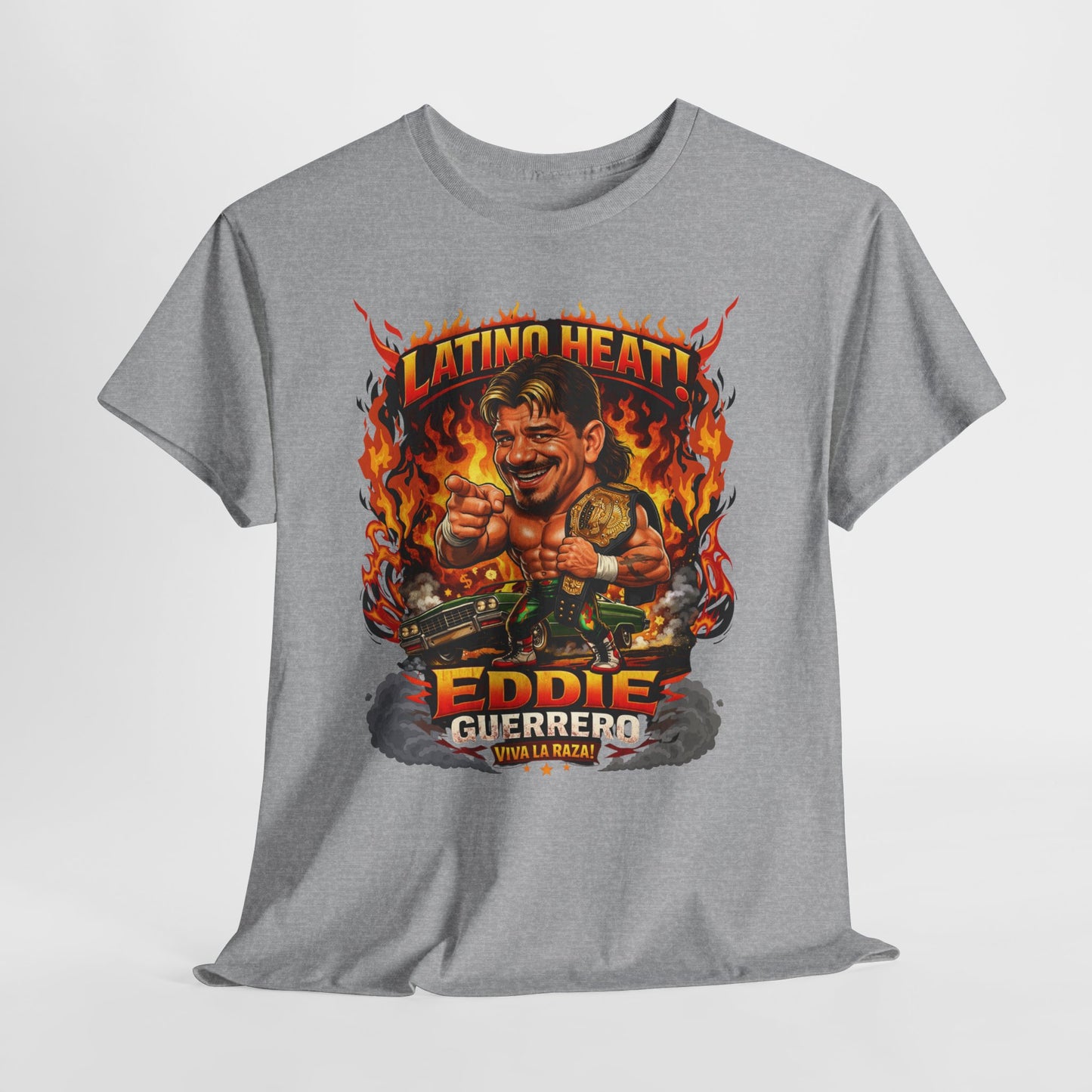 Eddie Guerrero 'Latino Heat' Graphic Tee - Wrestling Tribute Shirt