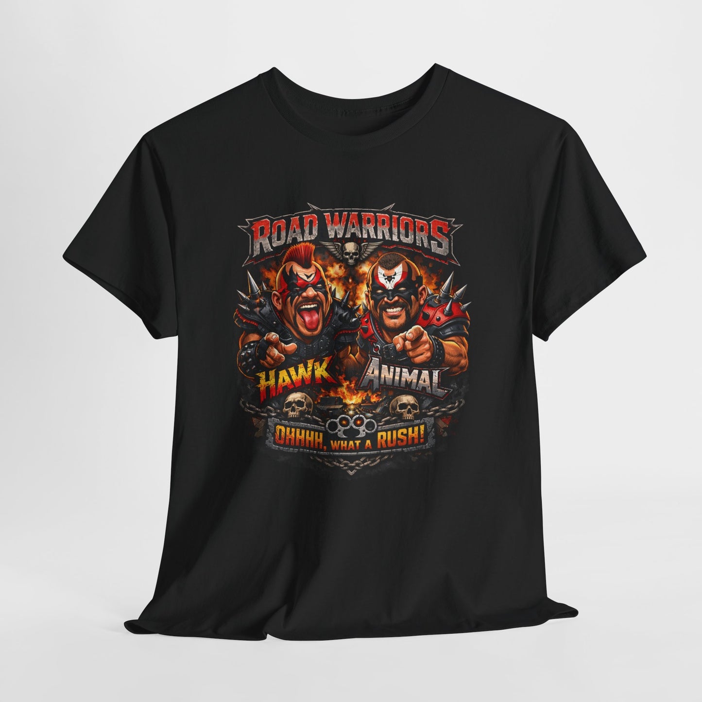 Road Warriors "Hawk & Animal" Vintage Wrestling Tee
