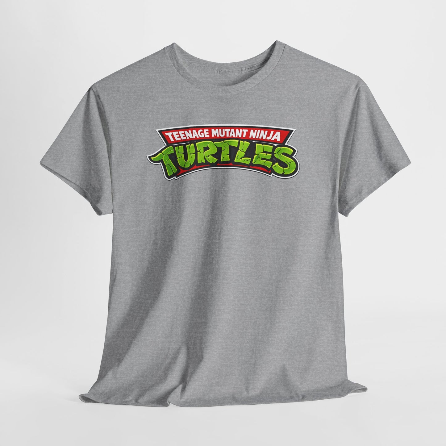 Teenage Mutant Ninja Turtles Graphic Tee — Retro TMNT Logo & Group Back Print