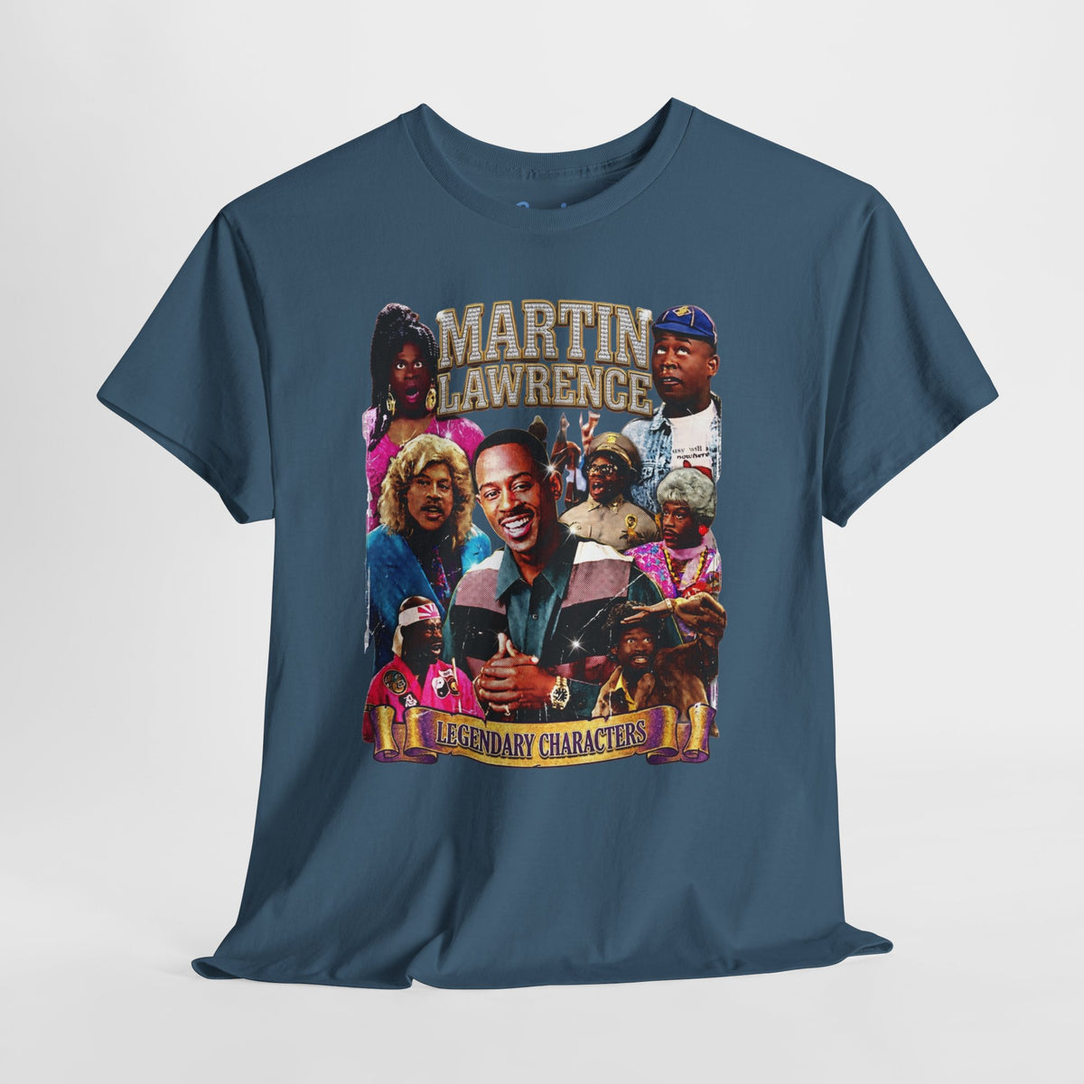 90s Nostalgia Martin Lawrence Multi-Character Tribute T-Shirt