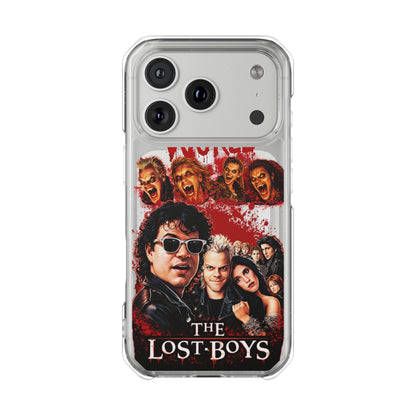 The Lost Boys Clear Magnetic Phone Case – Retro Vampire Movie Collage