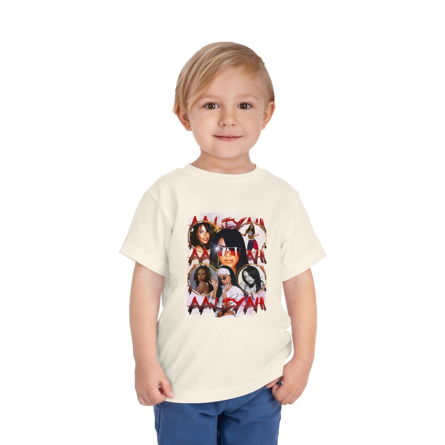 Aaliyah Trendy Toddler Tee | Stylish Kids Shirt | Unique Gift for Birthday or Playtime | Cool Graphic Tee | Fun Toddler Outfit | Kid's Fashion