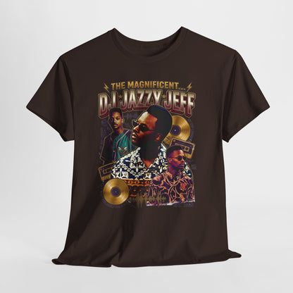 DJ Jazzy Jeff Tribute Tee — "The Magnificent DJ Jazzy Jeff" Retro Hip-Hop Graphic Shirt