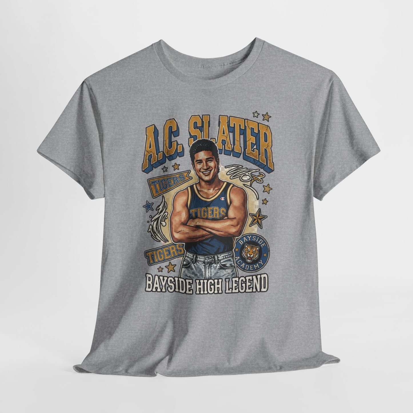 AC Slater Bayside High Legend Tee — Saved by the Bell Retro Football Shirt